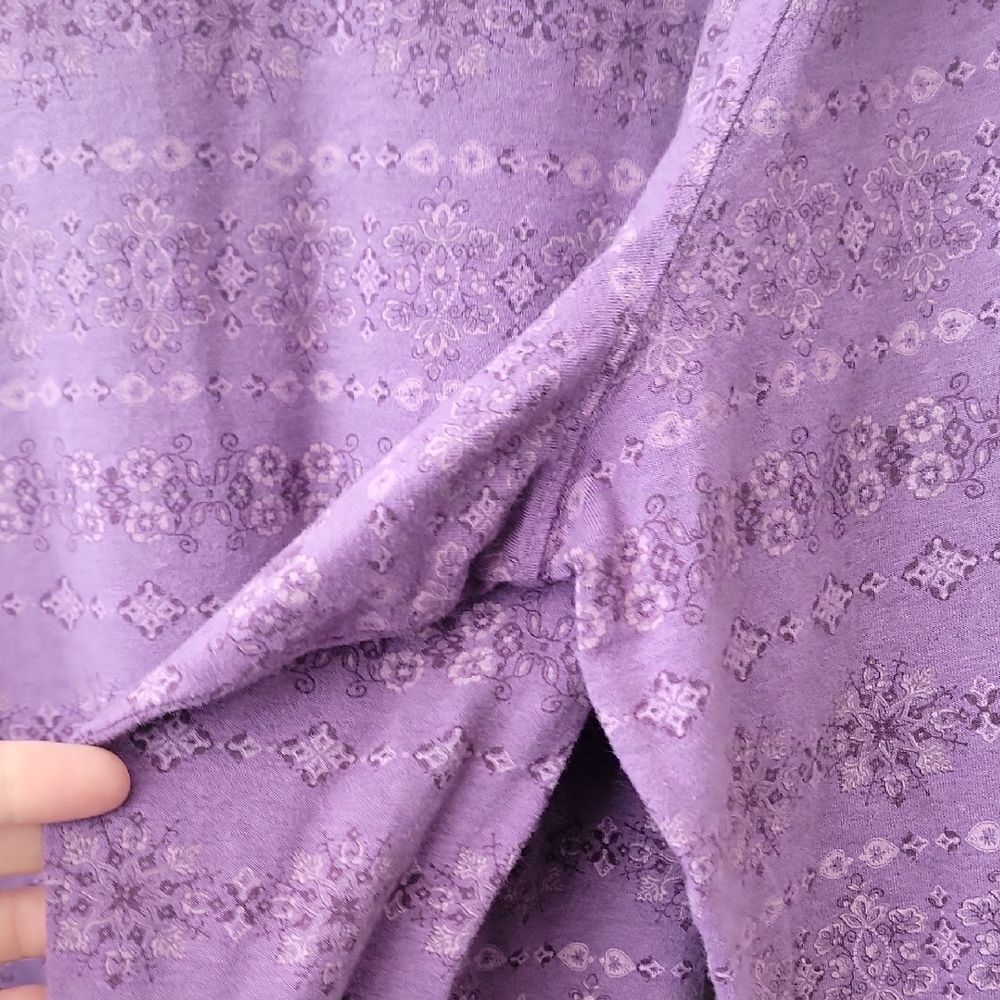 Croft & Barrow Purple Women's Stretch Top - Picture 12 of 16